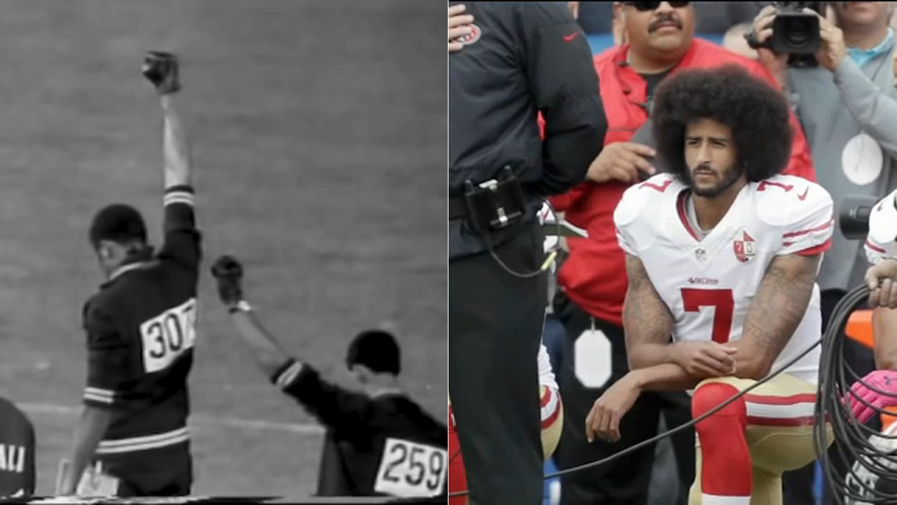 Tommie Smith, Colin Kaepernick connected across decades of activism