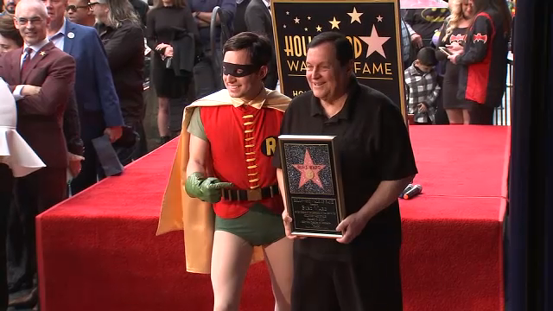 Batman S Sidekick Burt Ward Gets Hollywood Star Next To Adam West S 6abc Philadelphia