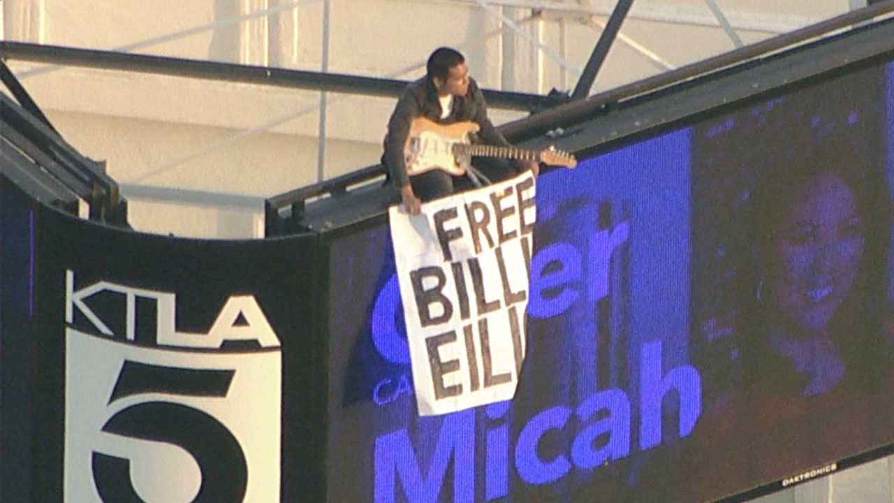 Why is Free Billie Eilish trending? Unnamed man climbs Hollywood Tower to  deliver message, netizens are amused