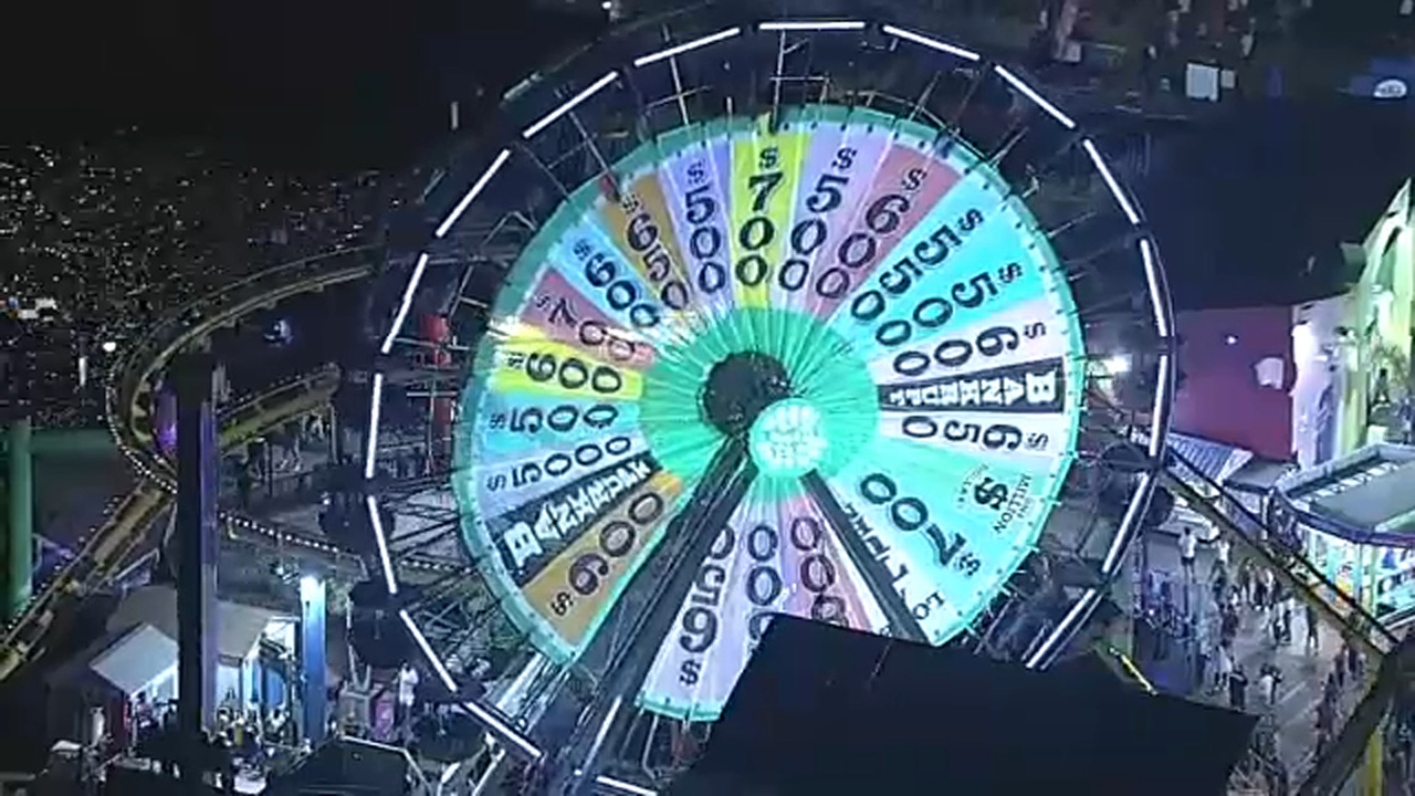 America's game show 'Wheel of Fortune' takes over famed Santa