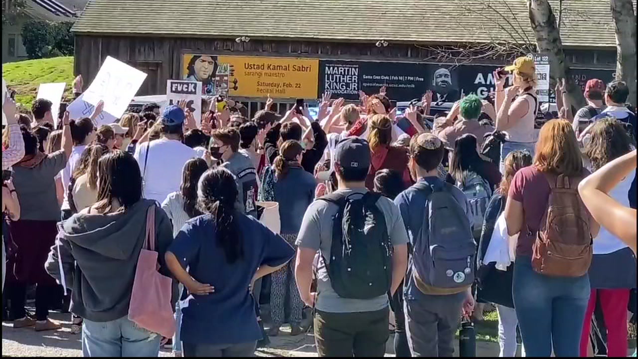 UC Santa Cruz protests Teaching assistants grad student