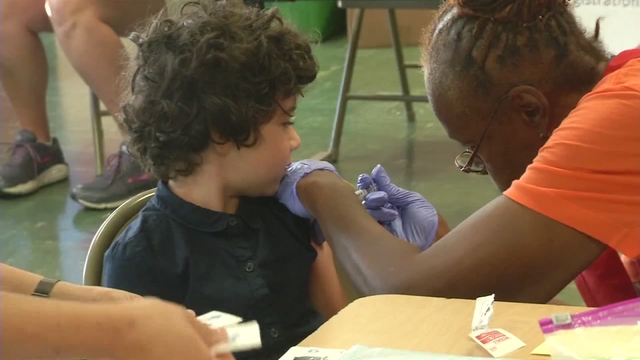 flu shot makes girl walk backwards