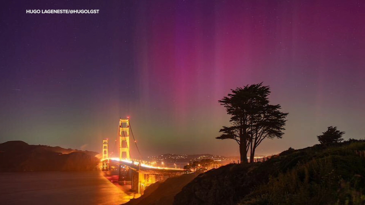 Northern Lights in the Bay Area: Celestial spectacle dazzles over 