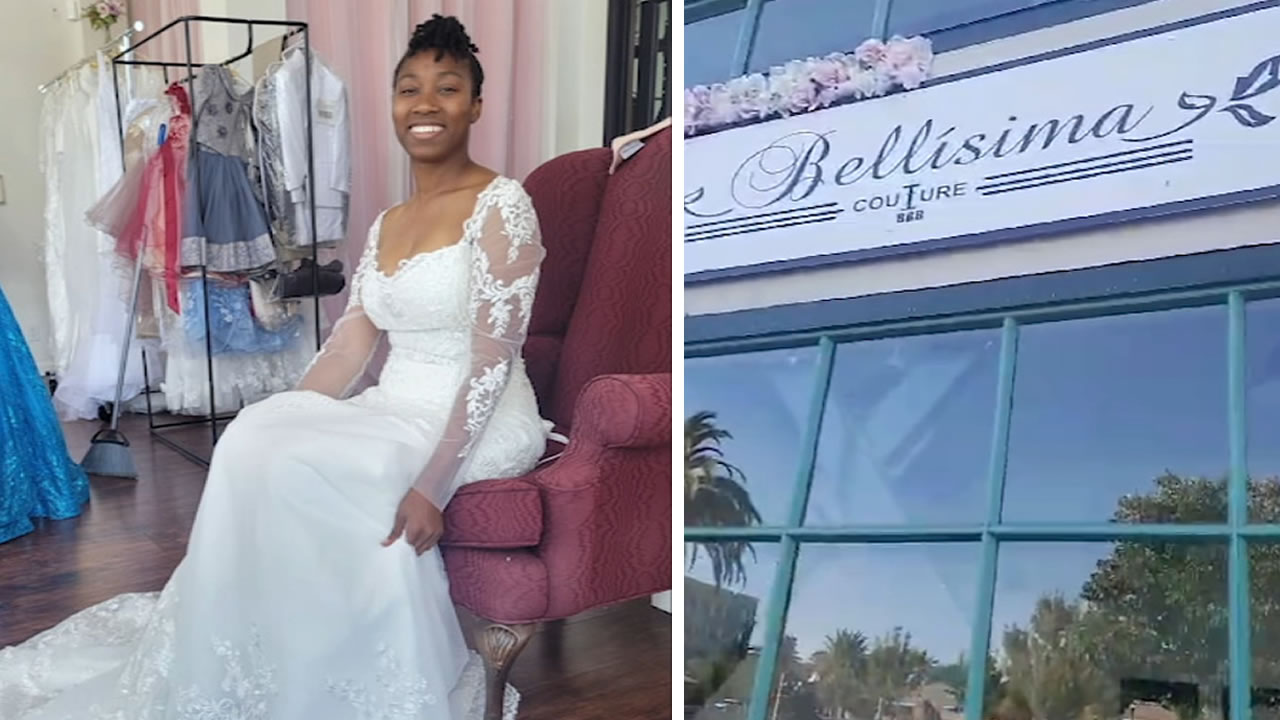 Bride to be without wedding dress days before ceremony after Pittsburg California bridal shop Bellisima Couture closes ABC7 San Francisco