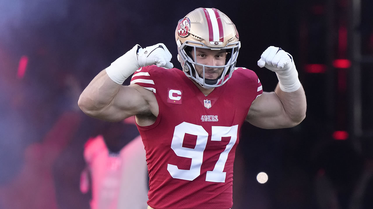 Nick Bosa signs five-year, $170M extension with 49ers, per report