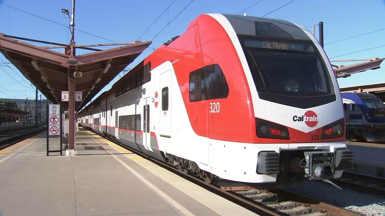 Caltrain launches all electric train service from San Francisco to Silicon Valley ABC7 San Francisco