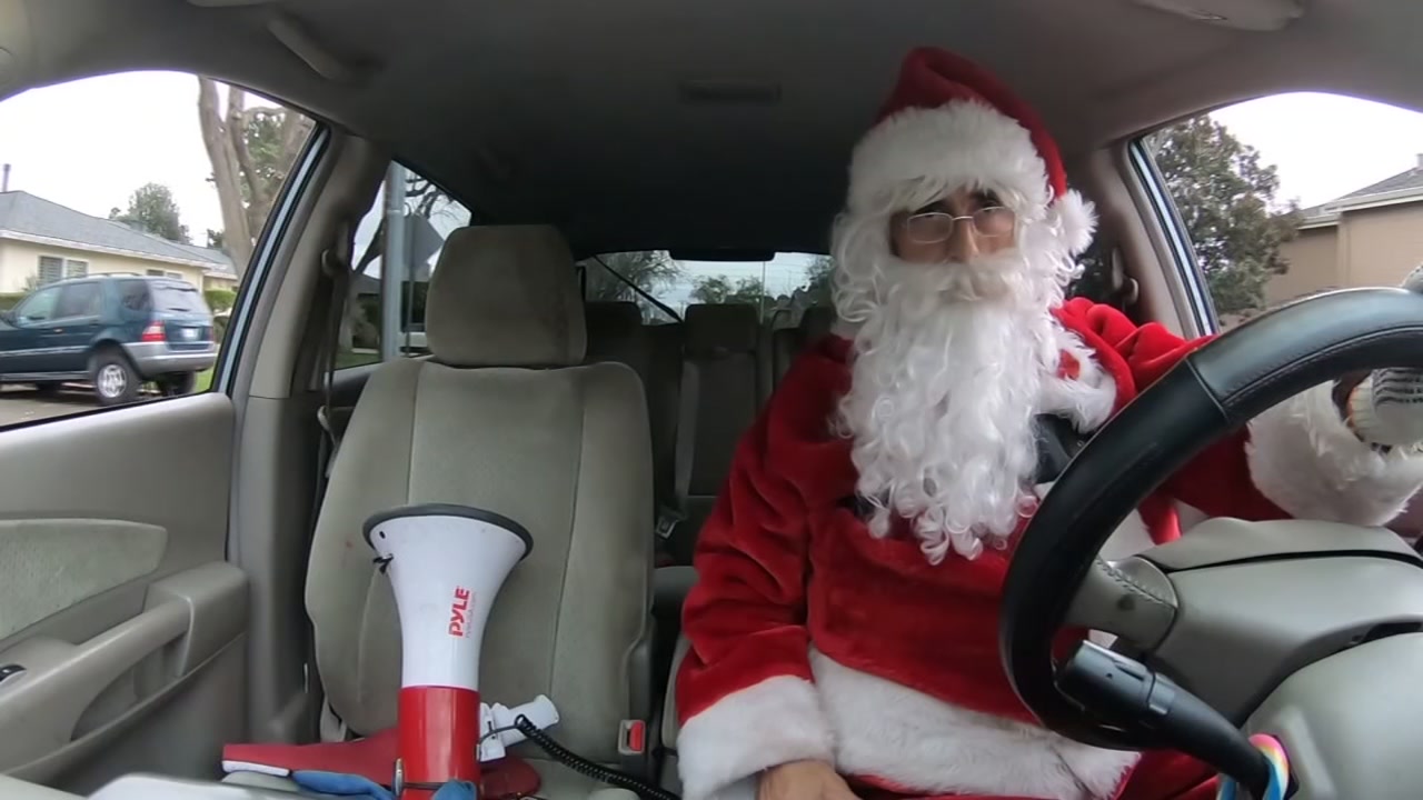 ONLY ON ABC7NEWS.COM: Move over Rudolph, Santa chooses rideshare 