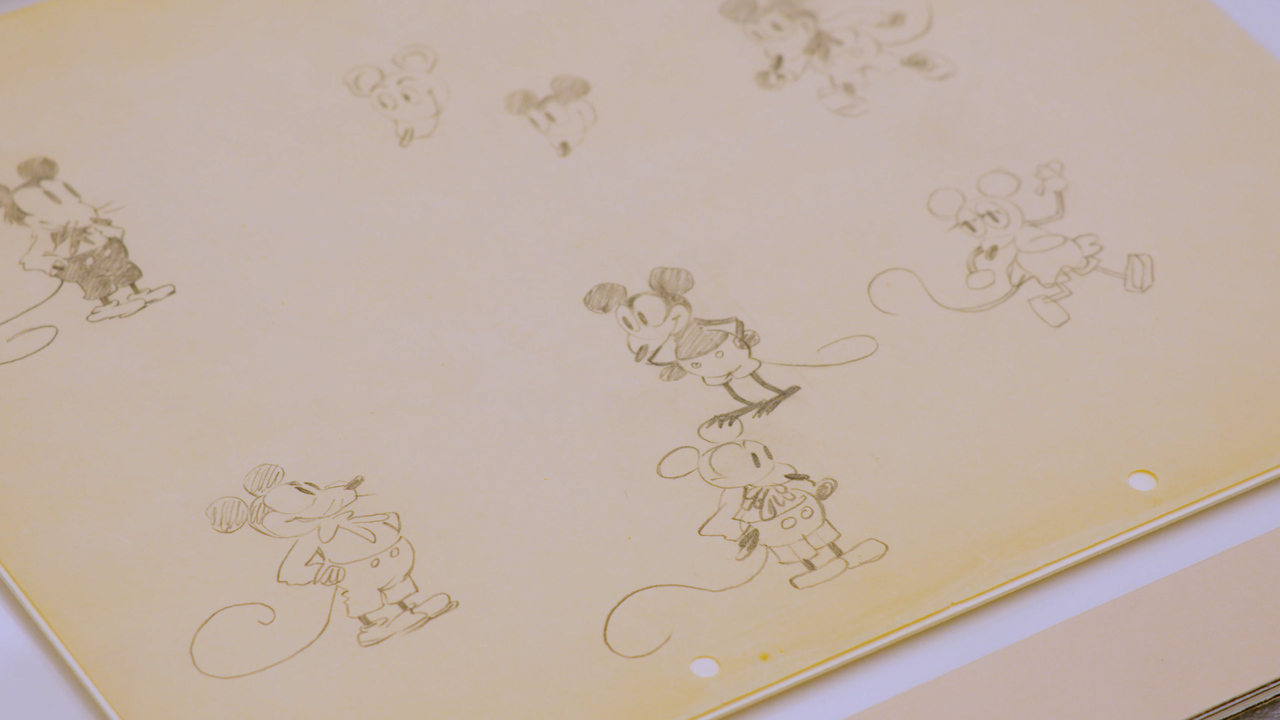 How to Draw Mickey Mouse Book Cover Preliminary (Walt Disney/Walter Foster,  1991)., in Roland Benton 's DISNEY *** Mickey Mouse , Minnie Mouse and  Pluto Comic Art Gallery Room