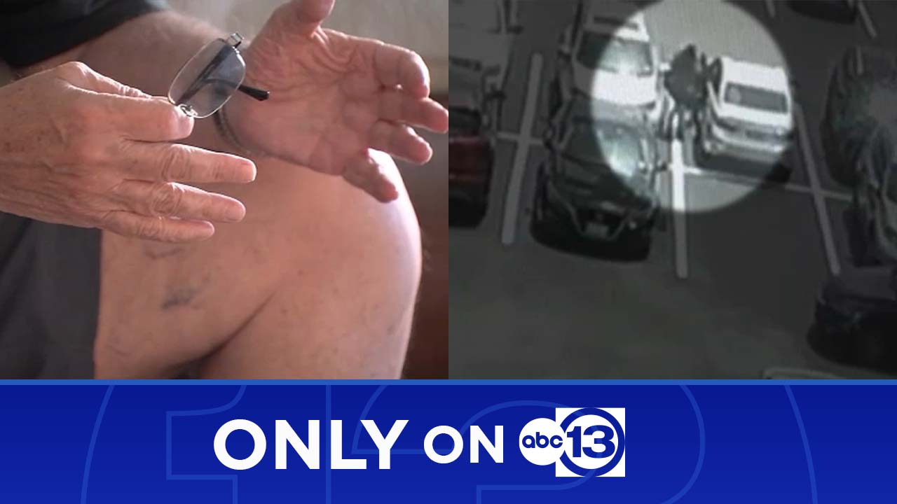 Jugging in Houston: Woman caught on video after allegedly following seniors  from bank and flashing knife, victims say - ABC13 Houston