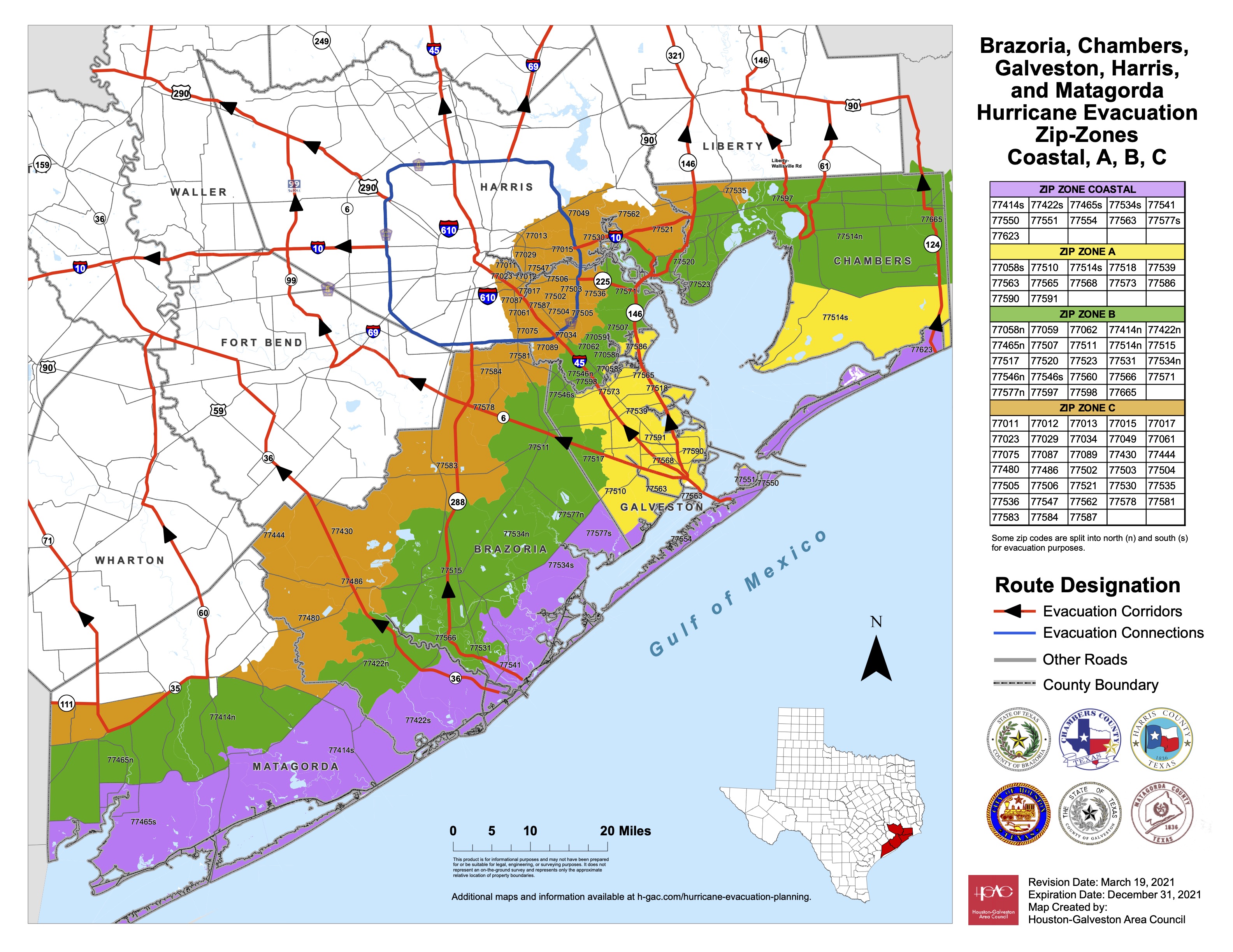 2021 Zip Zone Map 