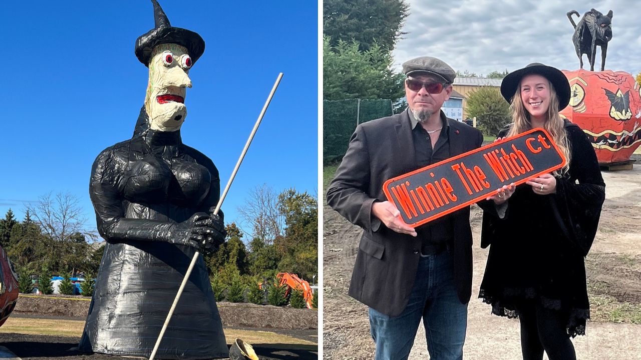 Winnie the Witch of St. James Long Island is renovated and