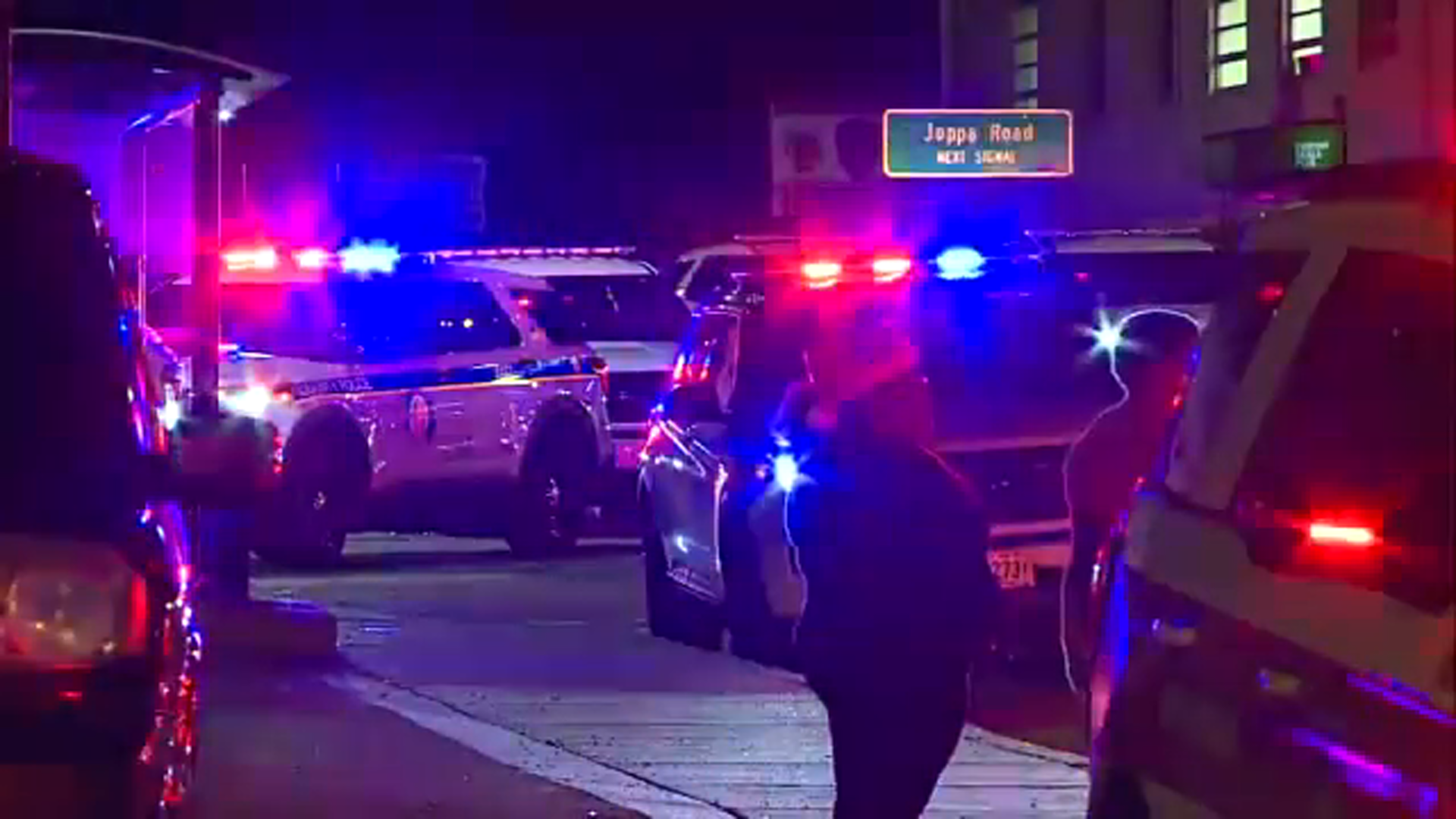 Mass shooting' in Maryland: 1 dead, 9 wounded and vehicle in