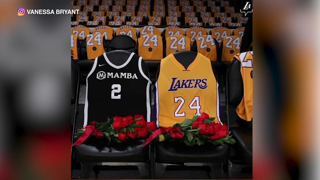Vanessa Bryant posts photo of Kobe's, Gianna's jerseys: 'There is ...