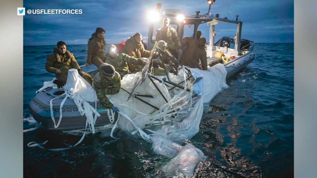 Navy releases close-up photos of Chinese surveillance balloon