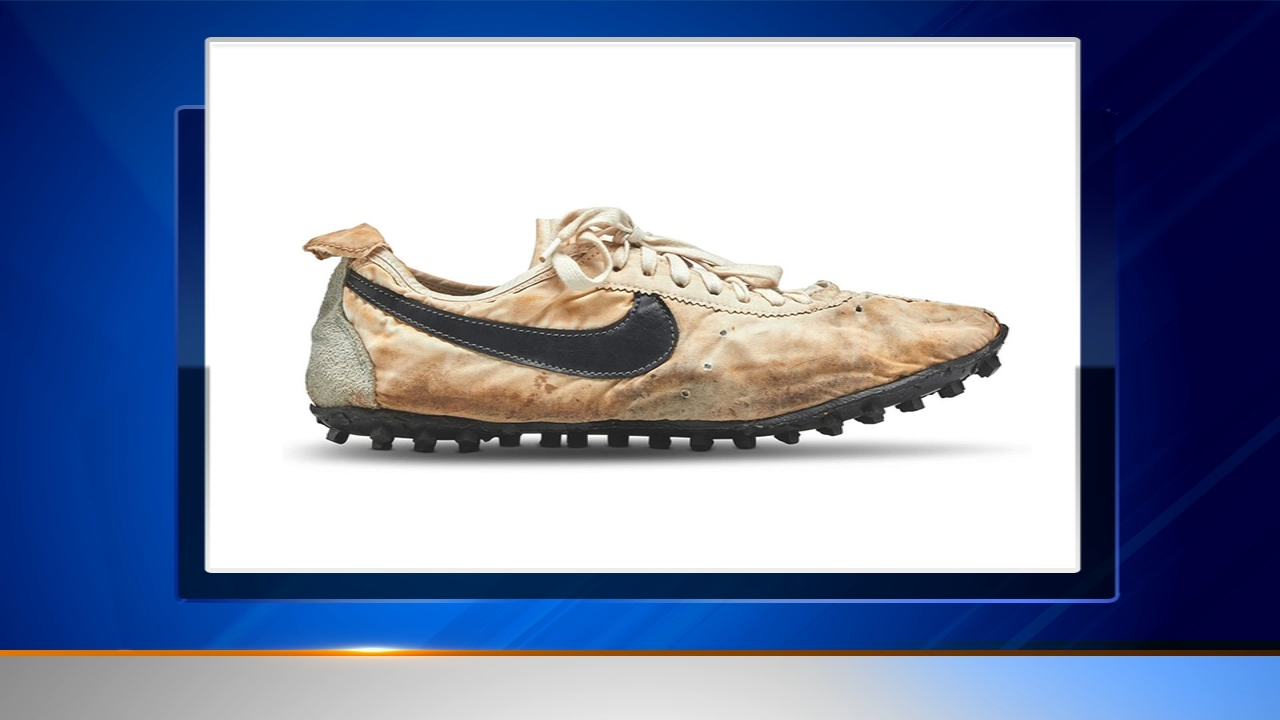Nike's rare 'Moon Shoe' sold for at Sotheby's auction, shatters world record - Chicago