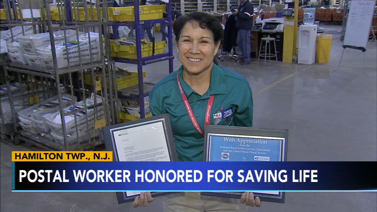 New Jersey Postal Worker Credited With Saving Residents Life 6abc 