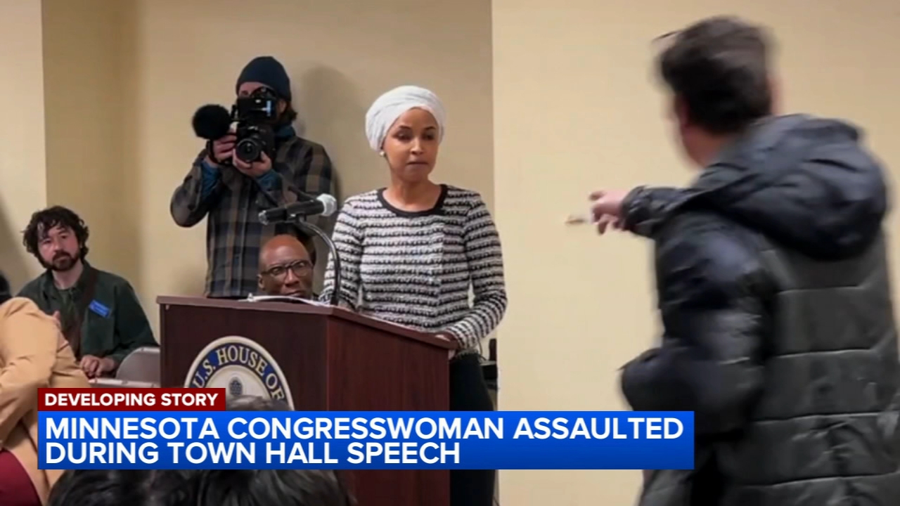 FBI leading investigation after man charges Rep. Ilhan Omar during town  hall: Police - ABC7 Los Angeles