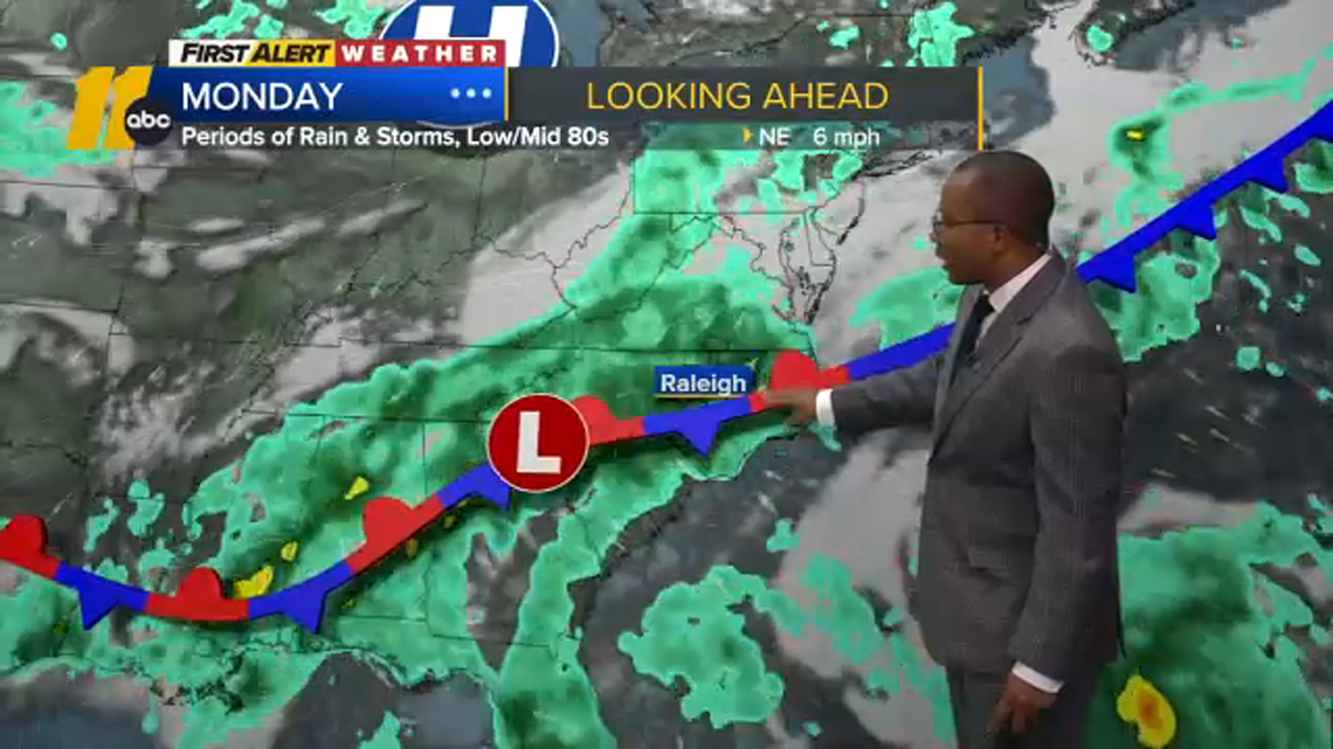 NC weather today forecast 10 days Another chance for severe